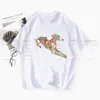 Heren T-shirts Windhond Est Mode Man T-shirt Zomer T-shirt Casual Wit Grappige Cartoon Print Hip Tops Tee