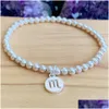 Beaded Mg1261 New Arrival Design Virgo Zodiac Charm Bracelet Womens Spiritual Nce Yoga Mala Energy Protection Drop Delivery Dhgarden Dhyin