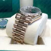 Mens Watch 40mm Rose Gold 자동 기계 운동 스테인리스 스틸 다중 컬러 고품질 디자이너 패션 시계 오리지널 박스