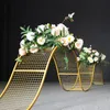 Upscale Wedding Decorations Props Iron S-shaped Big Wave Path Road Lead Party Stage Aisle Runner Cited Flower Shelf Supplies