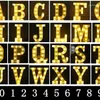 Dekorative Figuren, Namensbuchstaben, Alphabet-Buchstabe, LED-Leuchten, leuchtende Zahlenlampe, Nachtlicht, Hochzeit, Geburtstag, Weihnachten, Party-Dekoration