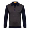 Suéteres masculinos OECHSLI suéter lã 2024 quente elasticidade reta negócios casual alta qualidade M-5XL