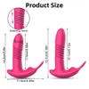 Volwassen Speelgoed Bluetooth Thrusting Vibrator voor Vrouwen Clitoris Stimulator APP Roterende Telescopische Dildo Afstandsbediening G Spot Seksspeeltje 230911