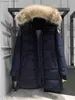 Mäns ner Designer Canadian Mid Length Version Puffer Down Womens Jacket Down Winter Thick Warm Coats Womens Windproect Streetwear C1 L230911