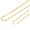 Mode ny guld silver miami kubansk länk kedja mens halsband hip hop guld kedja halsband smycken g239127pe-3