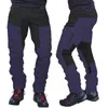Męskie spodnie 2023 Długie sporne spodni dla mężczyzn Casual Fashion Color Block Multi Pockets Sport