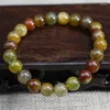 Strand Dragon Pattern Agate Armband Chalcedony Crystal Ornament