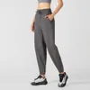 LL Pantaloni Harem in cotone Pantaloni da yoga Jogger a vita alta Pantaloni sportivi con cordino in vita Pantaloni sportivi vestibilità rilassata a figura intera Pantaloni da donna216v