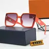 2024 Luksusowe okulary przeciwsłoneczne projektant moda dla mężczyzn Woman Metal Vintage Ray Okulary przeciwsłoneczne Summer Square Mens Square Brak szklanek słonecznych Man UV 400 Oryginalne pudełko