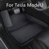 Per Tesla Modello 3 2021 Tappetino Impermeabile Antiscivolo Modificato Model3 Accessori 3 Pz/set Completamente Circondato Speciale Piede Pad H220415 1879