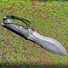 8CR18MOV STEEL High-end Tactical Straight Knife Pom Handle Outdoor Hunting Survival Jungle Knife Collectibles Gifts EDC Tools