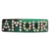 fashion luxury acrylic Hair Clips Barrettes girls nice personality G letters designer colorful crystal stone hairpins brand box pa259k