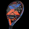 Tennisschläger, Padelschläger, 3K-Carbonfaser, raue Oberfläche, hohe Balance, mit EVA-Soft-Memory-Paddel, 230911