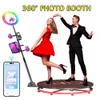 Rotierende Metallplattform 360 Photo Booth Machine Kamerakabine für Hochzeitsfeierveranstaltungen 360 Plattformkabine 68 cm 80 cm 100 cm 115 cm