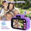 Toy Cameras Kids Camera Micro 8x Digital Zoom LED -variation Filters Child Selfie Portable Toddler Video Two Camcorder USB Holiday Gifts 230911