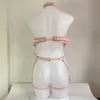 BDSM Bondage Seksi Kadınlar Kablo Demir Seti kayış kayışları ayarlanabilir iç çamaşırı süspansiyonları jartiyer çorap kemeri gotik yaz takım elbise