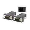 Jack adattatore convertitore di rete Ethernet da 15 pin VGA maschio a RJ45 RJ-45 HDB15 D-Sub TO CAT5 CAT6 Ethernet