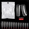 False Nails 60pcs/Bag Nail Dual Form ABS Tips Extension For Gel System UV Acrylic Forms Scaled Mold Decoration