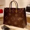 Moda Tote Çanta MM lüks tasarımcı kemer omuz louisvuitton çanta çapraz çantalar kabartmalı alışveriş kotları kadın çantası onthego çanta m45321