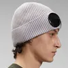 Gorro de malha masculino de 3 cores, óculos com letras, lente dupla, esportes ao ar livre, hat245j