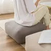 Oreiller de Style japonais, couverture circulaire en velours polaire, Pouf de méditation, Futon moderne, Tatami de balcon, tapis de canapé paresseux non rembourré