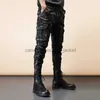 Herren Jeans Ly Designer Mode Männer Jeans Military Camouflage Multi Taschen Casual Cargo Hosen Overall Streetwear Hip Hop Jogger HoseL230911