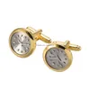 Cuff Links Wholesale Mens Sier Cufflinks Clock Accessory Glass Picture Gold Drop Delivery Jewelry Tie Clasps Dhndr