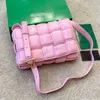 Kassettväska designer väska kvinnor luxurys handväska vävd väska äkta läder axelväskor vintage mulcolor tote rese pochette messenger purses