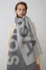 Foulards foulards pour écharpe à franges en laine à carreaux neutre 70 cm 210 cm lettre publicitaire J230911