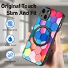 Magnetic Wireless Charging PU Leather Cases For Iphone 15 Plus 14 Pro Max 13 12 11 Iphone15 Cube Fire Hard PC Plastic Soft TPU Magnet Car Mobile Phone Back Cover Skin