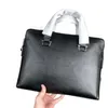 2022 Men Shoulder Briefcase Black Leather Designer Handbag Business Mens Laptop Bag Messenger Bag 5 star review263a