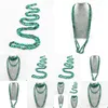 Ожерелья из бисера St0316 Натуральный зеленый бирюзовый бисер Изготовление 72-дюймового длинного каменного ожерелья Женская мода Boho Drop Delivery Jewe Dhgarden Dhqfg