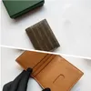 Porte-cartes de luxe porte-monnaie avec boîte sac à poussière Portefeuille de créateur pour femmes et hommes Sac de carte en cuir de haute qualité mode classique vert Mini porte-cartes bancaires