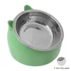 Kotki miski ze stali nierdzewnej miska dla psów 15 ° pochylone bez poślizgu przyczyny dla zwierząt domowych