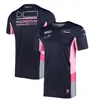 Herrt-shirts f1 t-shirt team racing kostym kort ärm t-shirt bilmaskin som kör arbetsunderhållskläder Anpassa samma styl