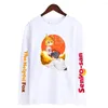 Camisetas masculinas o útil Senko San Anime camisetas Moda Casual Homens Mulheres O-pescoço Manga Longa Harajuku Sports T-shirt Moletons Tops He - -shirt Ops