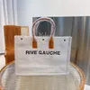 Designer bag Shopping Bag High Quality Luxury Handbag River Gauche Handbag Summer Rafia Linen Beach Bag Travel Oblique Shoulder Handbag Fashion Bag