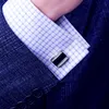 Abotoaduras KFLK Jóias Camisa Francesa Cufflink para Mens Marca Moda Preto Punhos Link Botão de Alta Qualidade Luxo Casamento Masculino Convidados 230909