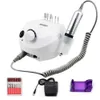 Nail Manicure Set Drill Machine 35000RPM Pro Apparatus For Pedicure Kit Electric File With Cutter Tool 230911