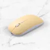 Naładowane bezprzewodowe myszy Bluetooth z 2,4G Odbiornik 7 Kolor LED Podświetlenie Myszy USB Optical Gaming Mous