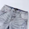 Jeans pour hommes Acheter Pantalon de luxe pour hommes Ripped Skinny Men Vintage Wash Solid Denim Pantalon détruit en détresse 230909