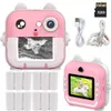 Caméras jouets enfants caméra impression instantanée Po Mini vidéo numérique pour avec papier zéro encre 32G TF carte jouets éducatifs cadeau 230911