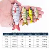 Iscas Iscas Hanlin 567810cm Mini Multi Articulado Swimbait Isca De Pesca Flexível Isca De Peixe Biônico Crankbait Afundando Pesca Pike Bass Tackle 230911