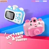 Cámaras de juguete 32G Tarjeta de memoria 1080p HD Mini cámara digital para niños Kids Fun Po Instant Color Film Selfie Toys 230911
