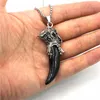 Chains Fashion Dragon Tooth Charms Pendant Men Women's Amulet Imitation Wolf Teeth Necklace