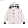 Piumino da uomo Parka Giacca di alta qualità GOOSES Cappotto Vera pelliccia di lupo grande canadese Wyndham Cappotto Abbigliamento Stile Capispalla invernale Parka HKD230911