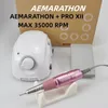 Nail Manicure Set Aemarathon Champion3 Control Box 65W 45000 rpm Högkvalitativ handtag Electric Drill Polish Machine 230911