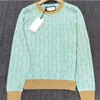 Felpa da donna maglione marca classica lettere designer cardigan manica lunga top colletto da donna top in cotone