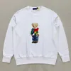 Gedruckt Bär Pullover Männer der Jugend Herbst Baumwolle Pullover Rundhals T-shirt Langarm Hemd Amerikanischen Standard Casual Top254e