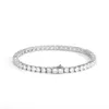 Bijoux Tennis Bracelet Rock Hip-Hop Chaînes Femmes Argent Or Chaîne Diamant Zircon pour hommes 84qh #